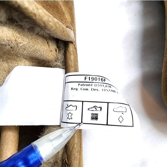 UGG Men's Cooke Dark Chestnut Suede & Wool Collapsible Heel Loafer Size 7, NIB - Picture 9 of 12